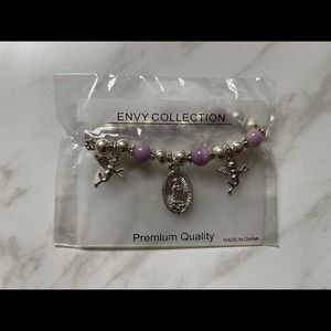 Virgin Mary / Guardian Angel Bracelet